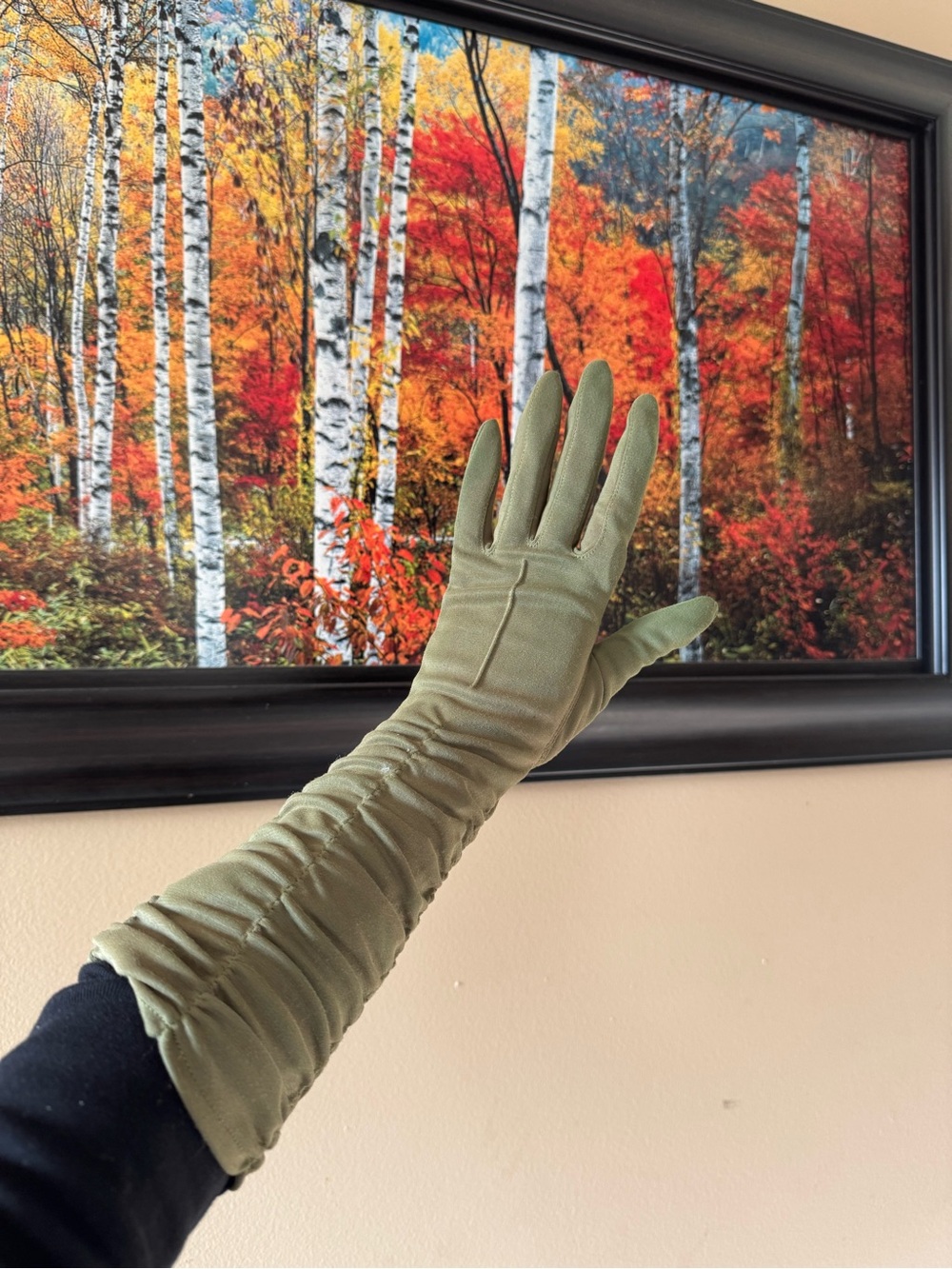 Olive Green Gloves